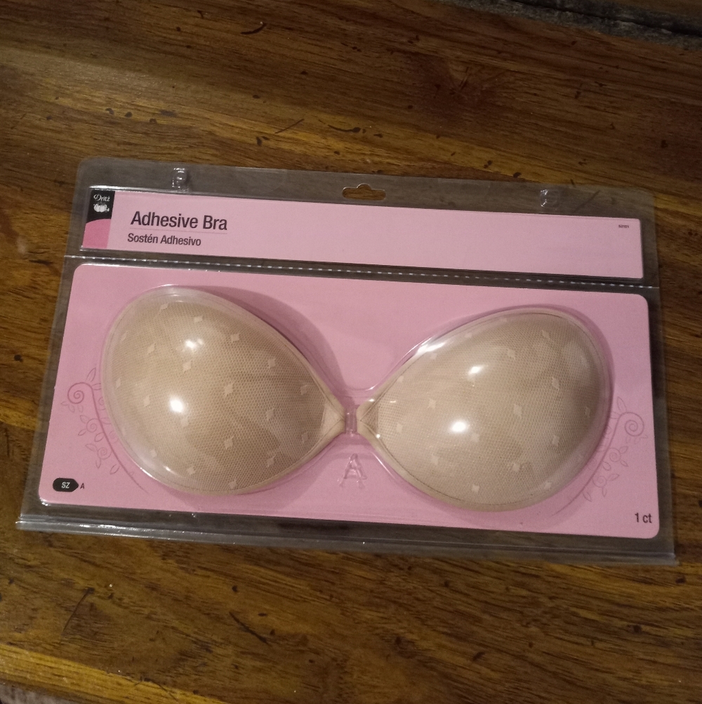 Elegant Beige Adhesive Bra